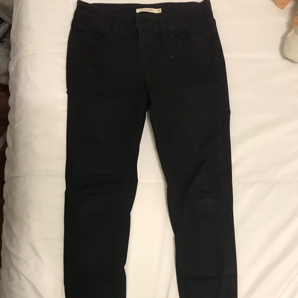 Levi’s 710 Black Skinny Jeans